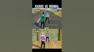 Kairos VS Normal 🔥 Kairos Character Ability Test - Free Fire New Character #srikantaff