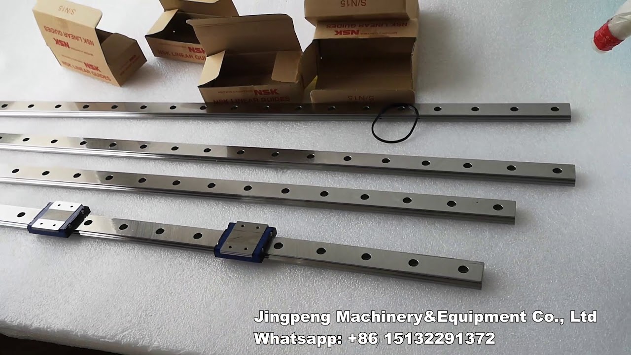 NSK linear guide rail - YouTube