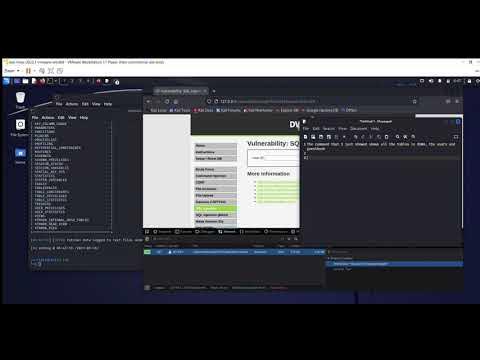 Kali Linux - SQLMAP SQL Injection attack against DVWA - YouTube