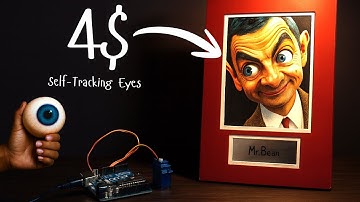 I made the CHEAPEST face-tracking eyes without 3D Printing | Animatronic Eye
