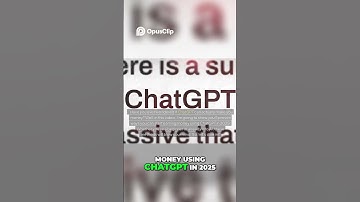 5 Ways to Make Money with ChatGPT in 2025! 🚀💰 #AI #MakeMoneyOnline #ChatGPT #PassiveIncome #AIWealth
