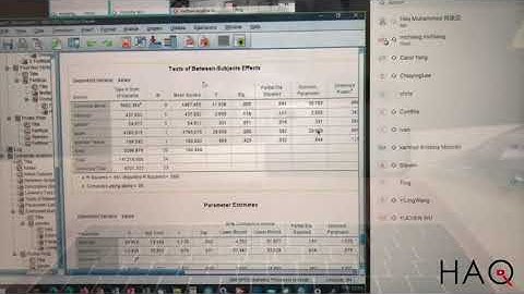 Multivariate Analysis in SPSS (Part 3) #HAQ #Statistics