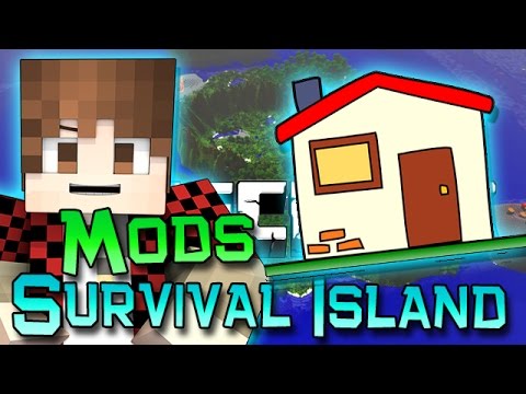 Minecraft: Survival Island Mods Ep. 7 - House Work! - Minecraft: Survival Island Mods Ep. 7 - House Work!