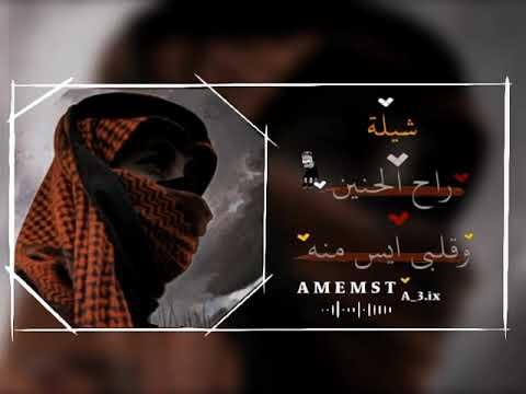 شيله راح الحنين وقلبي ايس منه 