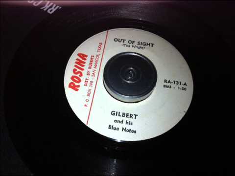 GILBERT AND HIS BLUE NOTES   OUT OF SIGHT