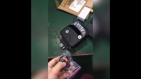 RV Remote Lock Camper Caravan Trailer Entry Door Lock Latch Knob Deadbolt  remote control lock