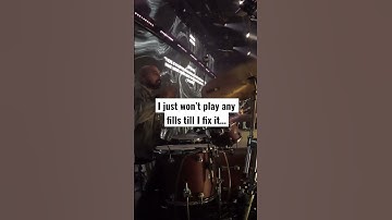My Nightmare! Hate when the ears cut out. #worshipdrummer #drummers #drummersworld #drumlife