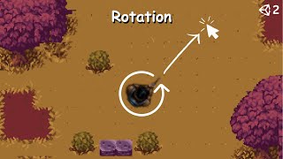 Rotate player toward cursor unity!
