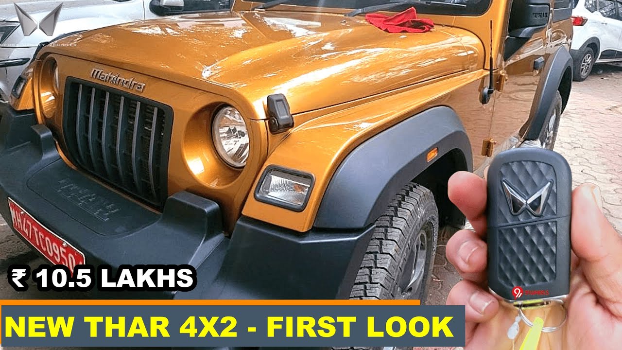 All New Mahindra Thar 2WD With Bronze Colour Option New 1.5L 117PS
