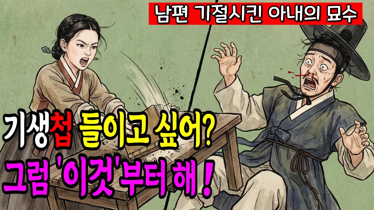 기생첩 들이겠다는 한량 남편, 아내가 준 '이것' 때문에 결국… | 야담 | 민담 | 전설 | 설화 | 옛날이야기 | 오디오북
