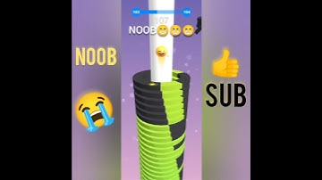 NOOB vs PRO vs HACKER - Stack Ball #singhbhai #game