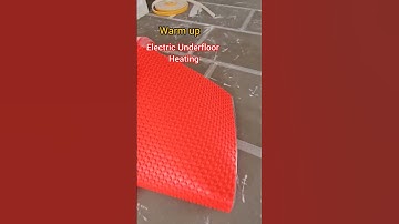 warm up Electric Underfloor Heating Part 2/نصب کابل های حرارتی برای کف خانه