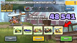 Hill Climb Racing 2 - 48541 points in WHEELIE WONDERLAND Team Event | GamePlay screenshot 5
