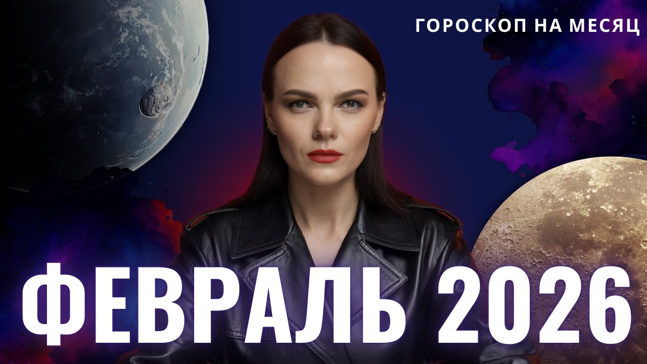 ГОРОСКОП ФЕВРАЛЬ 2026. Астрологический обзор месяца. Что ждет нас в феврале 2026. Гороскоп на месяц