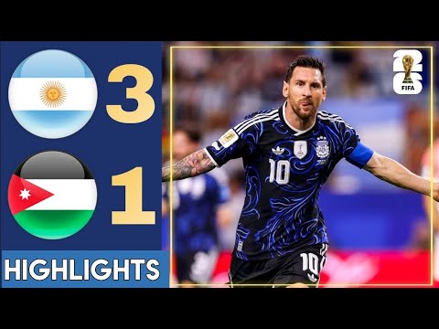 Argentina vs Jordan 3-1 | Full Highlights & All Goals | FIFA World Cup 2026