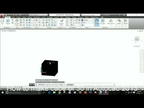 how to draw a cube