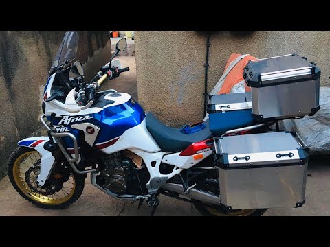 Honda Africa Twin Luggage rack modification