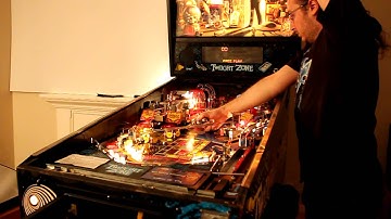 Twilight Zone Pinball - Loading the balls in.