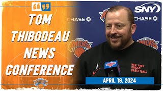 Tom Thibodeau shares thoughts on Knicks' first-round matchup against 76ers | SNY