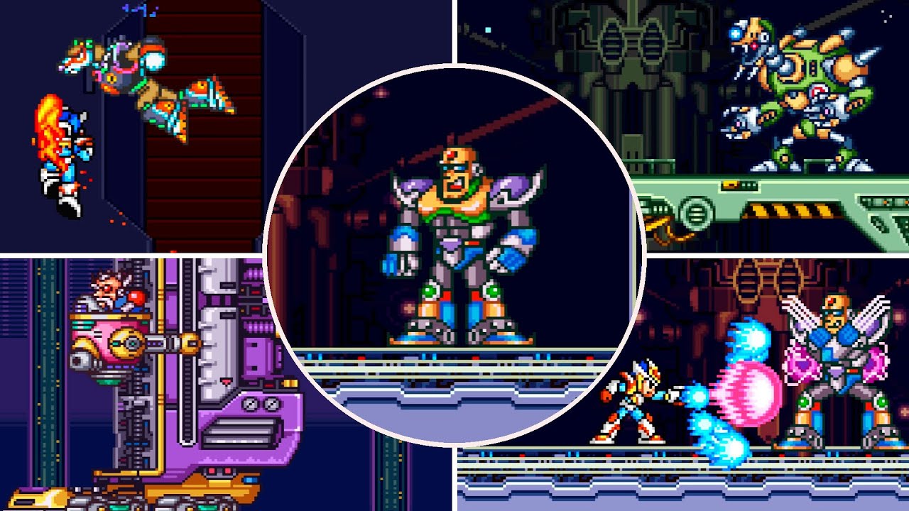 Mega Man X2 (SNES) All Bosses (No Damage)