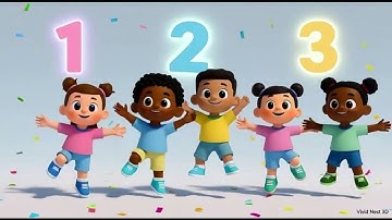 One Little, Two Little Friends | 3D Counting Song for Kids | Vivid Nest 3D