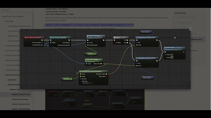 05 06 Set Blackboard Value as Vector Behavior Tree Quick Start Guide Unreal Engine