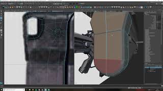 MachineGun 3D Modeling | Maya