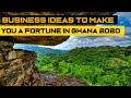 BUSINESS IDEAS TO MAKE  YOU A FORTUNE IN GHANA 2020