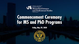 Commencement Ceremony for MS and PhD Programs