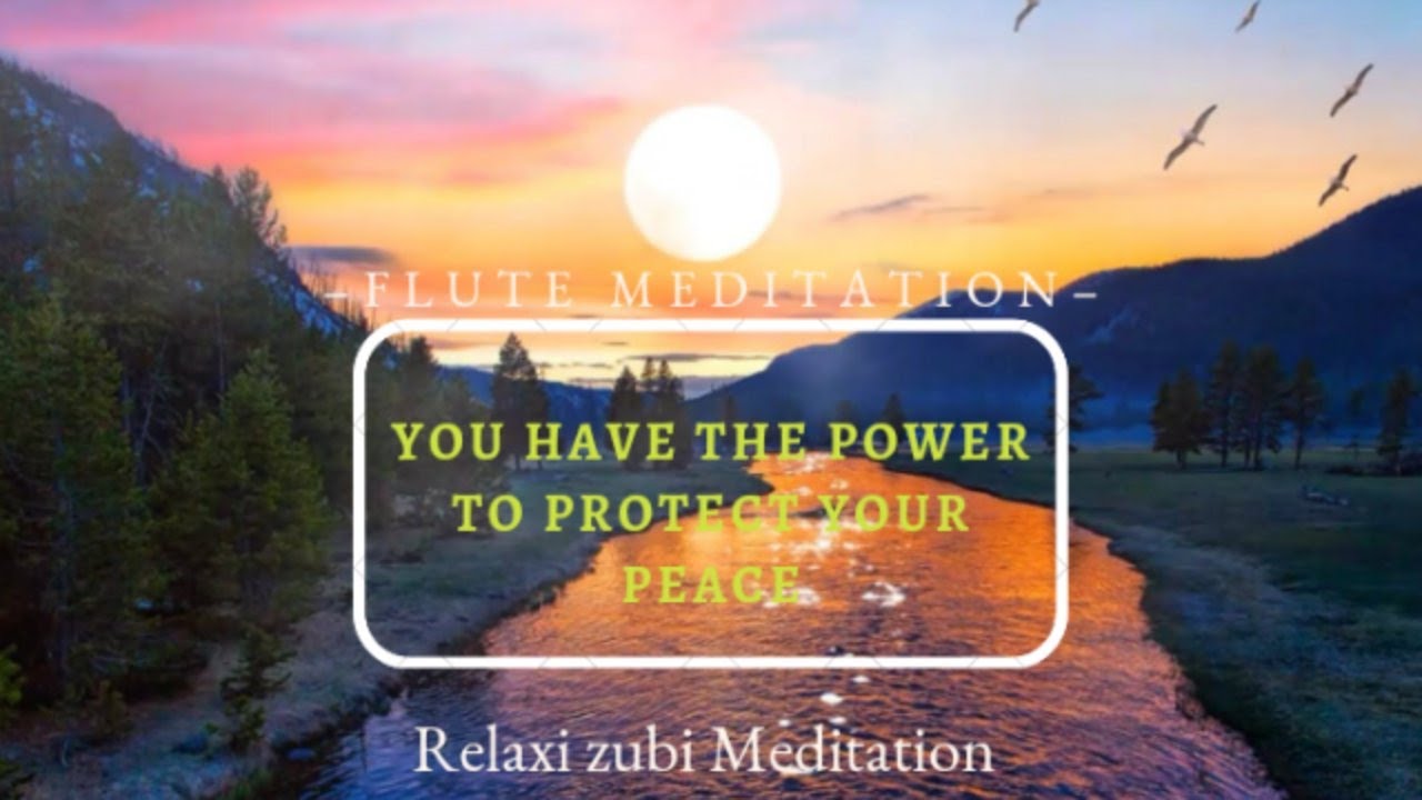 morning meditation flute music, relaxing music calming music soft