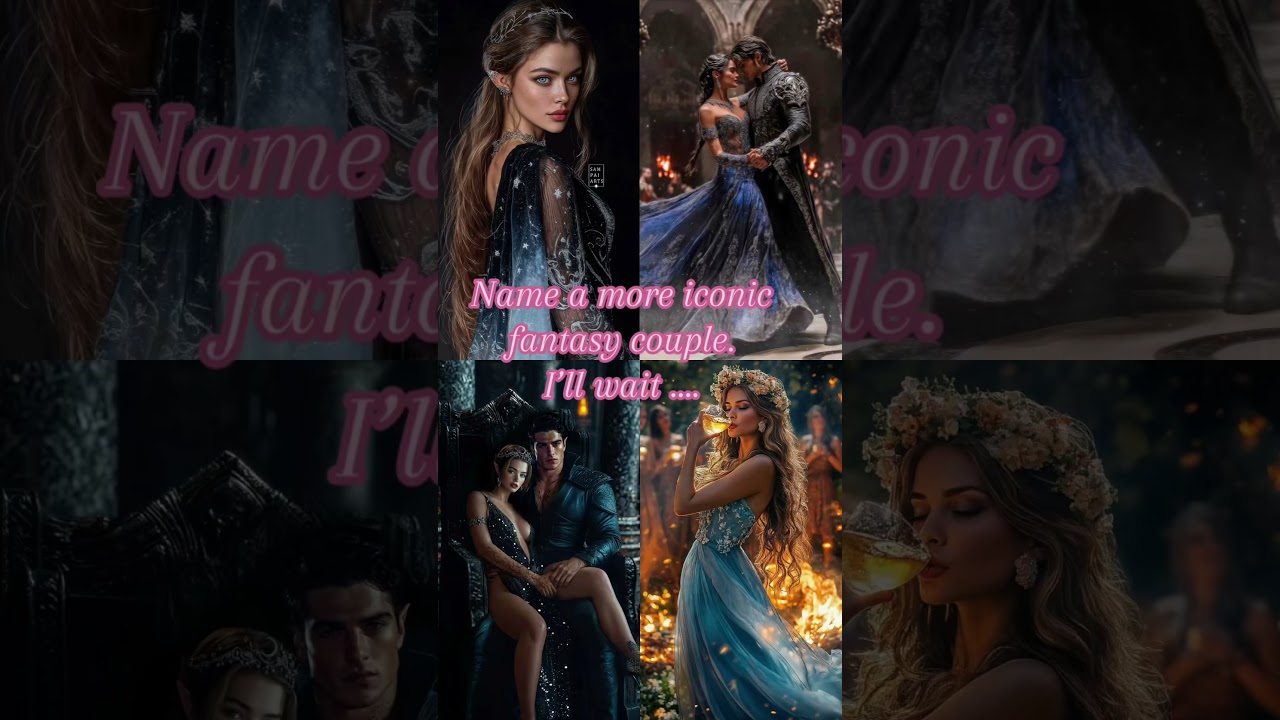 Feyre & Rhysand 🖤 The fantasy power couple we’ll never get over ✨          