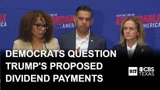 Democrats dismiss Trump's proposed $5,000 dividend payments