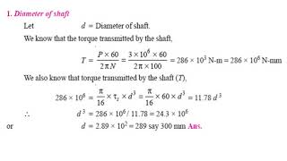 Unit II Problem on Flange Coupling Marine