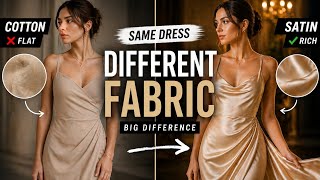 The Secret Behind Expensive-Looking Outfits (Fabric Guide)
