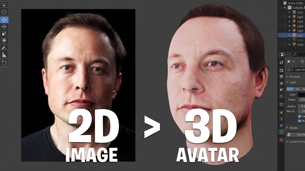 2D IMAGE TO 3D AVATAR BUILDER! 