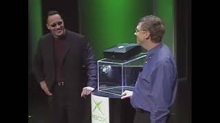 2001 Révélation de la Xbox par Bill Gates & The Rock (Dwayne Johnson) Update