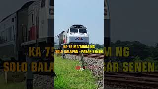KERETA EKSPRES RAJA MATARAM NGEBUT SUPER KENCANG #shorts #keretaapi