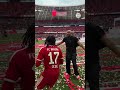 Michael Olise got Coach Kompany with this beer shower 😂🍻