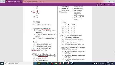 KSET 2020 Solid State Physics previous year question paper solution