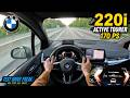 2026 BMW 220i Active Tourer (170 PS) TOPSPEED POV 🚗 Autobahn Drive | No Speed Limit