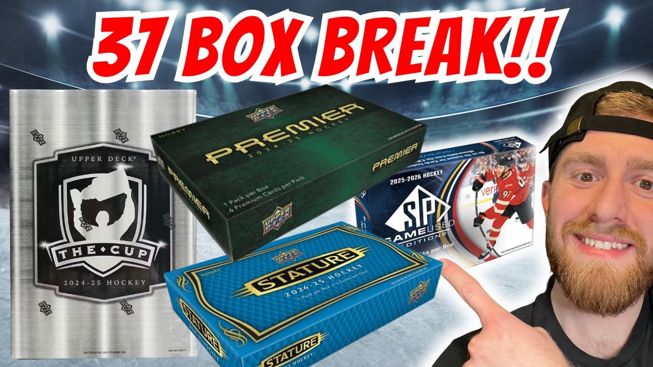 37 Hockey Card BOX OPENING!!! LETS GOOOO!!