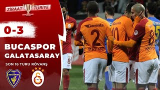 Bucaspor 0-3 Galatasaray Maç Özeti (Ziraat Türkiye Kupası Son 16 Turu 2.Maç) 18.01.2018