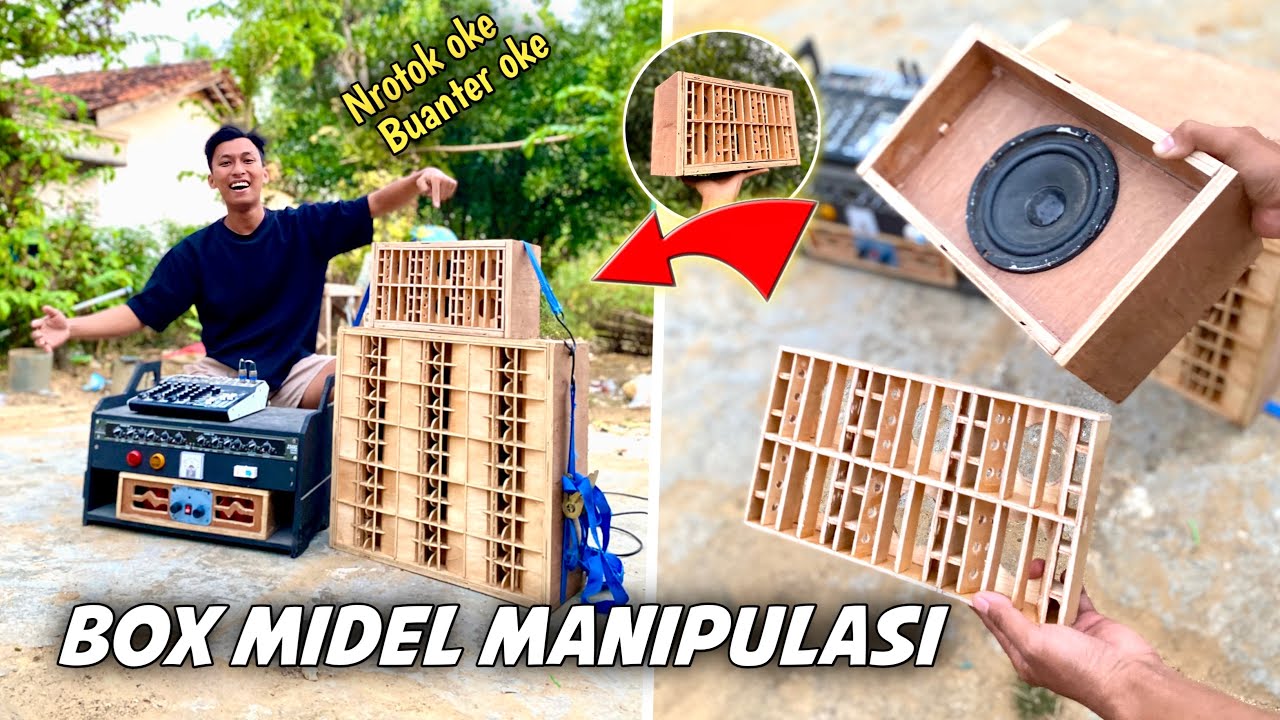 GAK NYANGKA SUARANYA SEBAGUS INI‼️Bikin box midel manipulasi sound miniatur PARATOP
