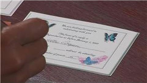 Wedding Tips & Advice : How to Reply to an RSVP for a Wedding Invitation