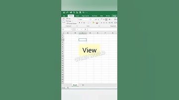Remove Excel Gridlines by Shorcut keys | #excel #shortcuts #shorts #hacks
