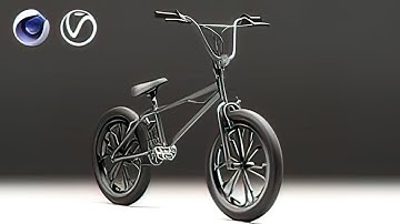 Bike Modeling and Rendering with Cinema 4D and V-Ray 5 - 37 Bicycle Rear Wheel Link Modeling