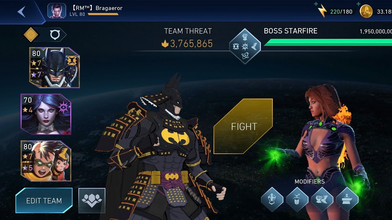 INJ2M - "H7" Taste of Evil "TOE" - Boss Starfire 1shot. ( Alternative pip )