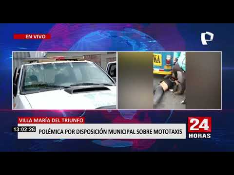 VMT: polémica por disposición municipal sobre mototaxis