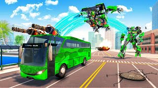 Army Bus Robot transform game#4 screenshot 5