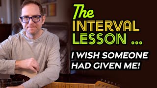 Video thumbnail of "The Interval Lesson I wish someone had given me!  How to both HEAR and USE Intervals in music EP492"
